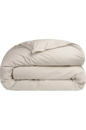 Parachute Percale Duvet Cover in White