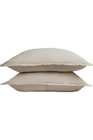 Parachute Heirloom Tencel Linen Sham Set in White