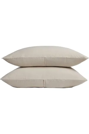 Parachute Heirloom Tencel Linen Pillowcase Set in White