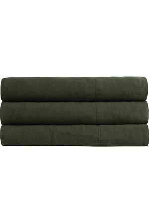 Parachute Linen Top Sheet in Green