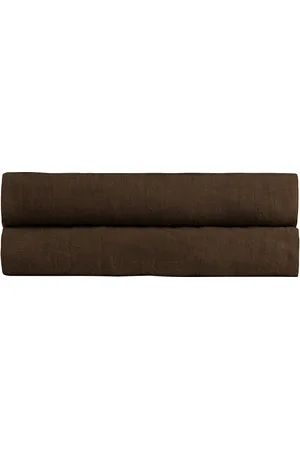 Parachute Linen Fitted Sheet in Brown