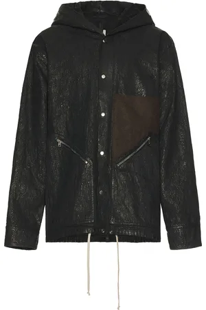 Rick Owens Tour Hoodie Jacket in Black