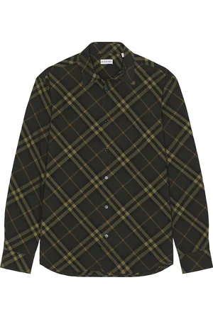 Burberry Long Sleeve Casual Shirt in Grey