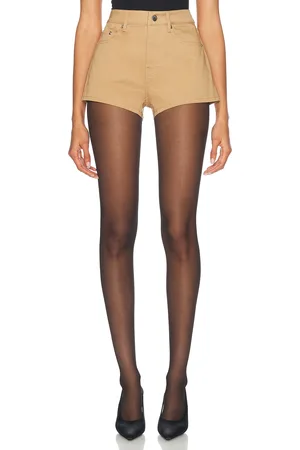 FLEUR DU MAL Stretch Tailored Short in Brown