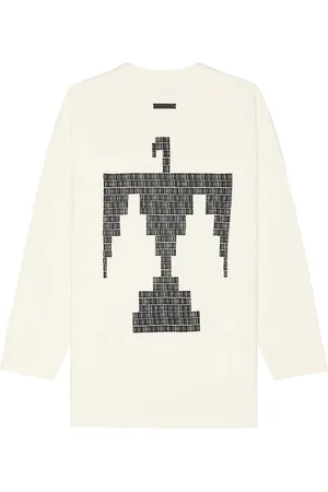 FEAR OF GOD Long Sleeve Logo And Thunderbird Tee in