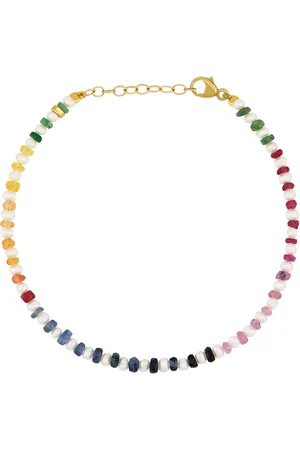 JIA JIA Mini Pearl Sapphire Bracelet in Yellow