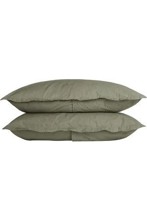 Parachute Percale Sham Set in Green