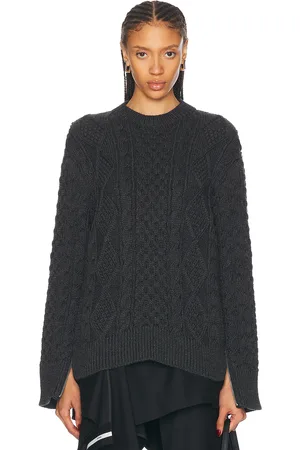 MONSE Zipper Oversized Sweater in