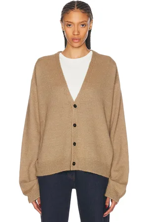 The Row Sheldon Cardigan in Nude