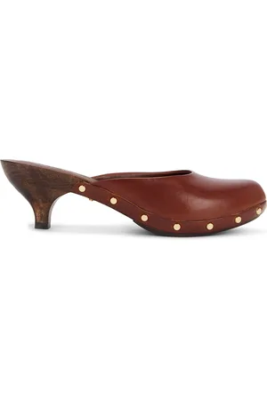 Chloé Judith Clog Sandal in Chocolate