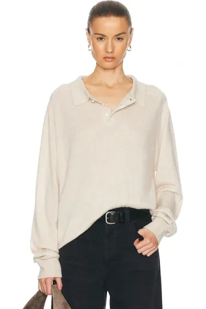 ÉTERNE Brady Cashmere Sweater in Cream