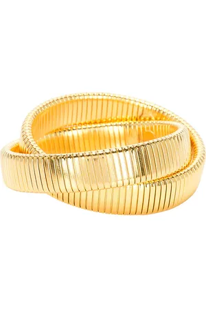 BEN-AMUN Twisted Cobra Bracelet in Metallic