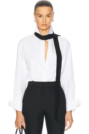 Rohe Detachable Tie Shirt in White