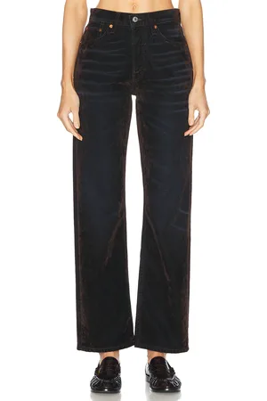 RE/DONE 90s High Rise Loose in Brown