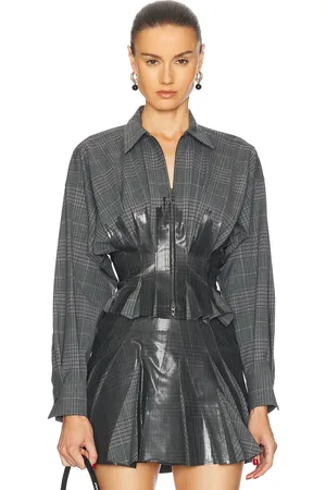 Diesel Tailored Long Sleeve Top in Grey