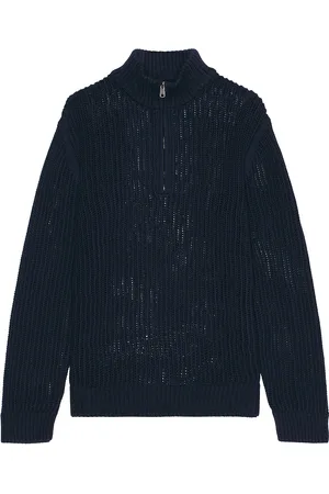 Frescobol Carioca Maximo Zip Sweater in Blue