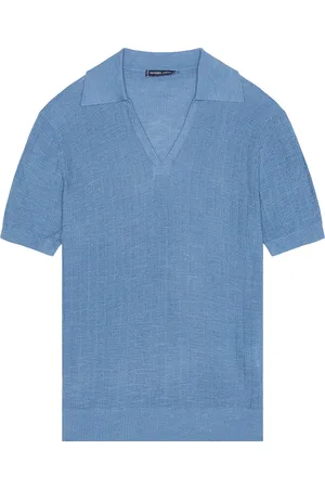 Frescobol Carioca Joaquim Polo in Denim-Medium