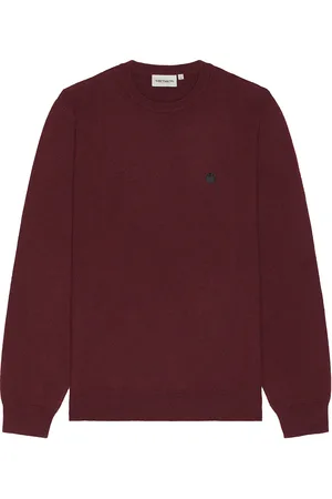Carhartt American Script Sweater in Burgundy