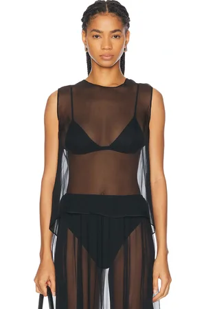 Leset Farah Sleeveless Crewneck Top in
