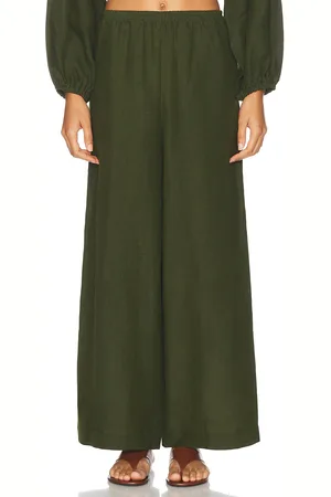 ERES Select Wide Leg Pant in Green