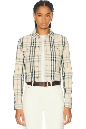Burberry Denim Jacket in Yellow