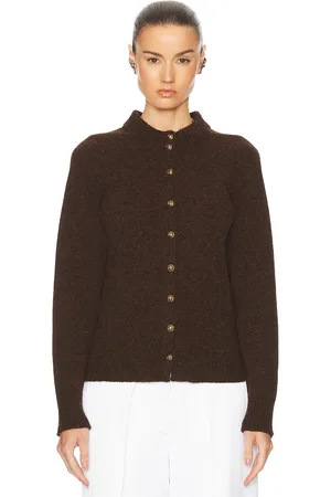 Khaite Ambre Cardigan in Brown