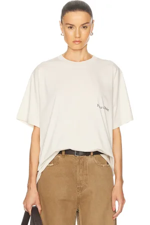 Museum of Peace and Quiet Wordmark T-Shirt in Cream