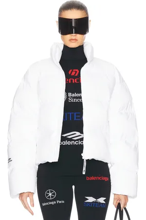 Balenciaga Ski Cropped Puffer Jacket in