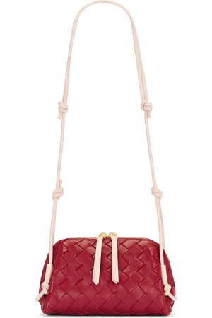 Bottega Veneta Concert Pouch in Red