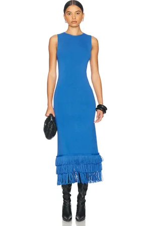SIMON MILLER Albers Knit Dress in Blue