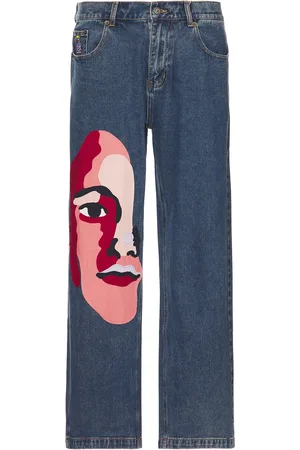 KIDSUPER STUDIOS Face Jeans in