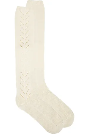 VALENTINO Cotton Socks in Cream