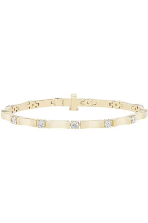 Melissa Kaye Honey Linked Small Bracelet in Metallic Gold