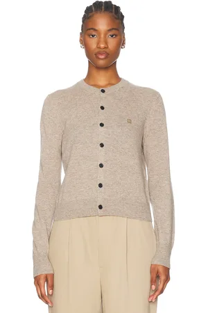 Acne Studios Keny Cardigan in Brown