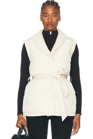 Varley Lanville Reversible Gilet in Cream