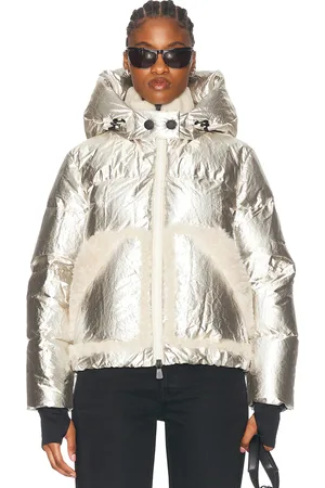 Moncler Trevelin Bomber Jacket in Metallic