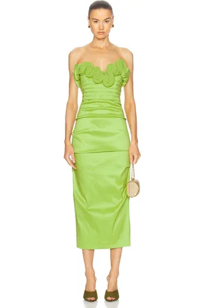 RACHEL GILBERT Ren Dress in Green