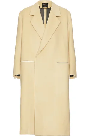 Ermenegildo Zegna Trofeo Cashmere Coat in Beige