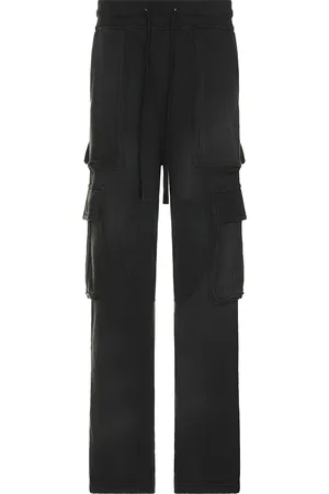 Nahmias Sunfade Logo Cargo Sweatpant in Black