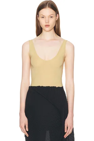 The Row Mandie Bodysuit in Cream