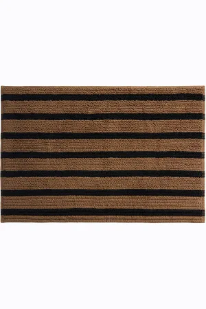 Parachute Organic Resort Stripe Tub Mat in Brown