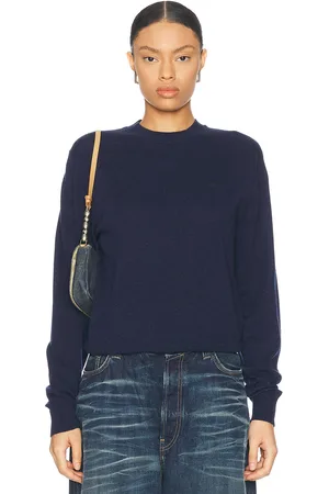 Acne Studios Kalas Crewneck Sweater in Navy
