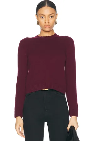 Khaite Leta Cashmere Sweater in Wine