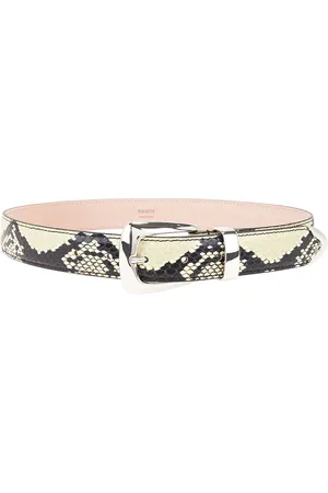 Khaite Benny 30mm Belt in Cream