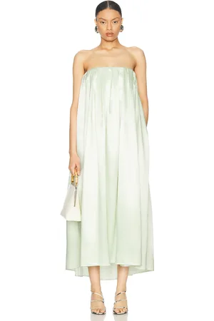 Jil Sander Strapless Dress in Mint
