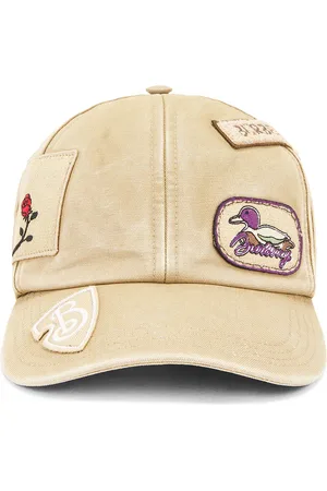 Burberry Patch Baseball Hat in Tan