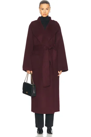 SER.O.YA Mavis Coat in Burgundy