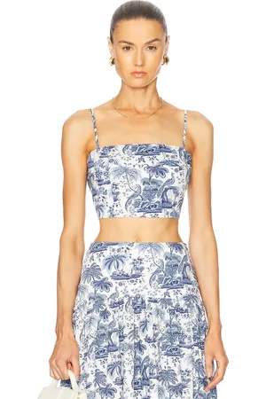 Staud Federico Tank in Blue