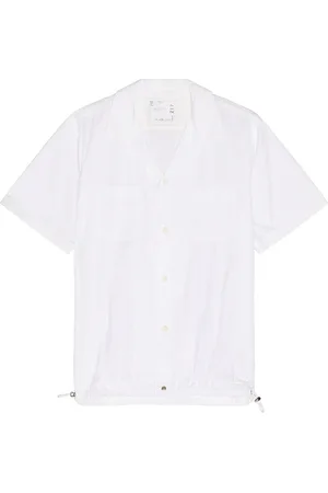 SACAI Cotton Poplin Shirt in White