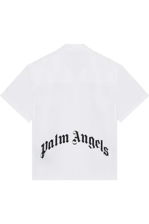 Palm Angels Curved Logo Classic Shirt in